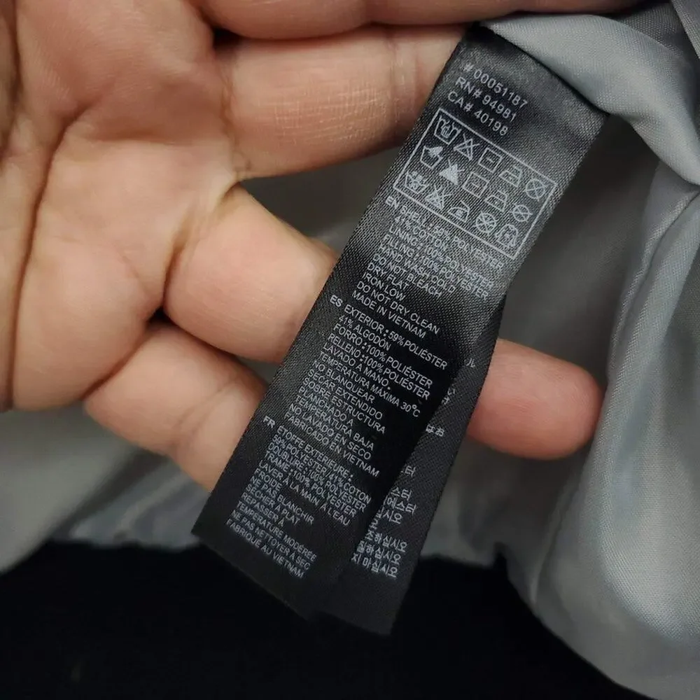 Forever 21 Varsity Jacket Small Womens Gray Quilted Sport Girlfriend - Picture 10 of 11